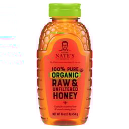 Nature Nates Organic Honey Raw & Unfiltered - 16 Oz