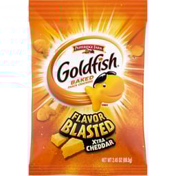 Goldfish Flavor Blasted Xtra Cheddar Crackers - 2.45 Oz