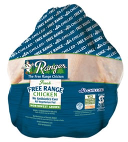 Ranger Whole Chicken Air Chilled - 5.00 Lb