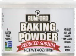 Rumford Baking Powder Reduced Sodium - 4 Oz