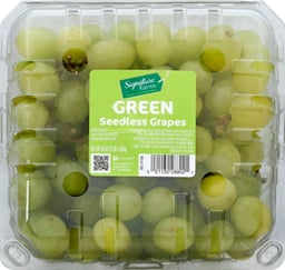 Signature Select/Farms Green Seedless Grapes - 3 Lb