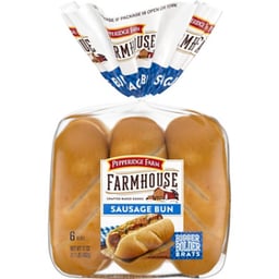 Pepperidge Farm Farmhouse White Sausage Buns - 17 Oz