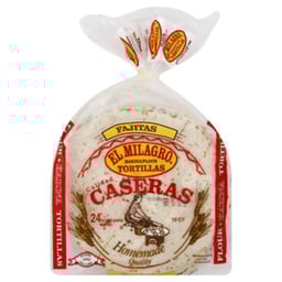 El Milagro Fajita Flour Tortillas, 24 Oz - 24 Oz