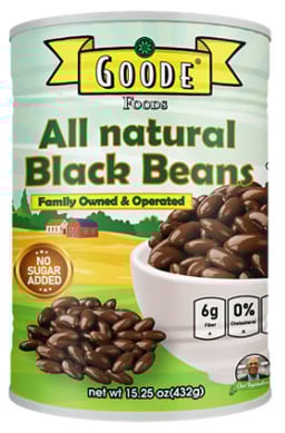 Goode Foods Black Beans - 15.25 Oz