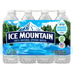 Ice Mountain Natural Spring Water - 6-33.8 Fl. Oz.