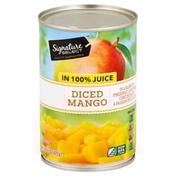Signature SELECT Mango Diced In Juice - 15 Oz