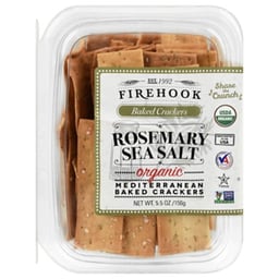 Firehook Crackers Baked Rosemary Sea Salt Tub - 5.5 Oz