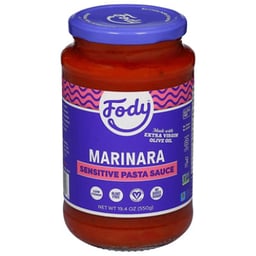 FODY Pasta Sauce Low Fodmap Marinara - 19.4 Oz