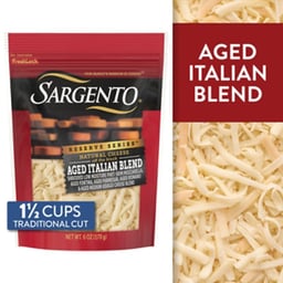 Sargento Reserve Series™ Shredded Aged Italian Blend Natural Cheese - 6 Oz