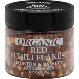 Morton & Bassett Organic Red Chili Flakes - .7 Oz