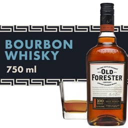 Old Forester Kentucky Straight Bourbon Whisky 100 Proof Bottle - 750 Ml