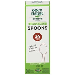 Open Nature Cutlery Spoons Compostable - 24 Count