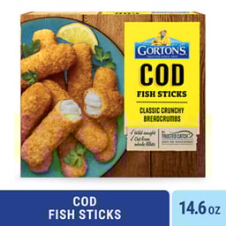 Gorton's Crunchy Panko Breadcrumbs Cod Fish Sticks - 14.6 Oz