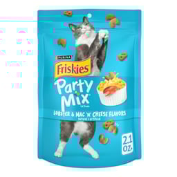 Purina Friskies Party Mix Lobster And Mac N Cheese Cat Treats - 2.1 Oz