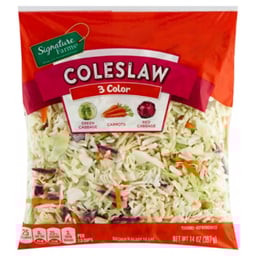 Signature Farms Three Color Cole Slaw - 14 Oz