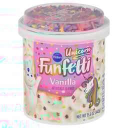 Pillsbury Funfetti Frosting Vanilla Unicorn - 15.6 Oz