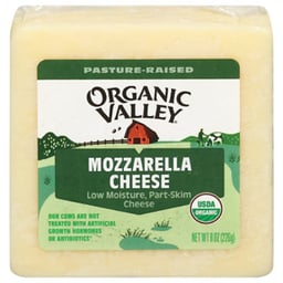 Organic Valley Organic Cheese Mozzarella - 8 Oz