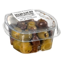 Fresh Pack Olive Mixed Sicilian Herb Pitted - 4.4 Oz