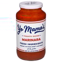 Yo Mamas Foods Tomato Sauce Original Marinara - 25 Oz
