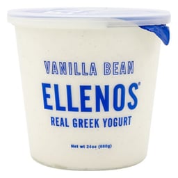 Ellenos Yogurt Greek Vanilla Bean - 24 Oz