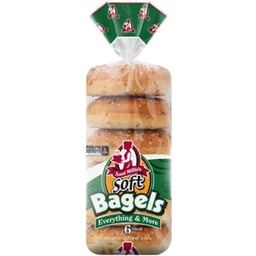 Aunt Millies Everything & More Bagels 20 Oz - 6 Count