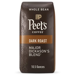 Peet's Coffee Major Dickasons Blend Dark Roast Whole Bean Coffee Bag - 10.5 Oz