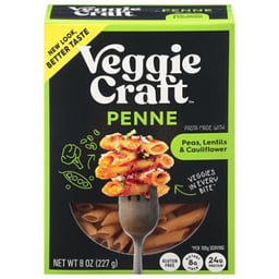 Veggiecraft Farms Penne Pasta made with Cauliflower - 8 Oz.