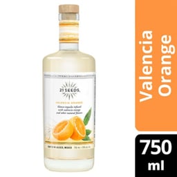 21 Seeds Valencia Orange Blanco Tequila - 750 Ml