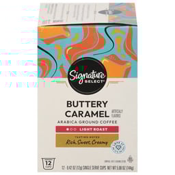 Signature SELECT Coffee Pod Buttery Caramel - 12 Count