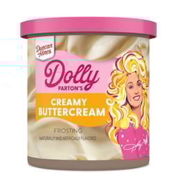 Duncan Hines Dolly Partons Favorite Creamy Buttercream Flavored Cake Frosting - 16 Oz