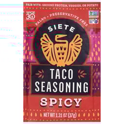 Siete Spicy Taco Seasoning - 1.31 Oz