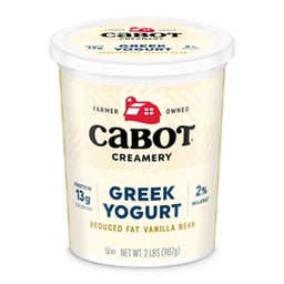 Cabot 2% Greek Style Vanilla Bean Yogurt - 32 OZ