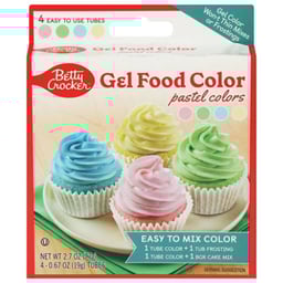 Betty Crocker Pastel Gel Food Coloring - 2.7 Oz