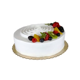Cake Tres Leches with Fruit 8 Inch 1 Layer - Each