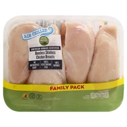 Open Nature All Natural Boneless Skinless Chicken Breast Value Pack - 3 Lb