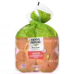 Open Nature White Sandwich Rolls - 24 OZ