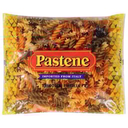 Pastene Pasta Fusilli Tri Color - 16 Oz