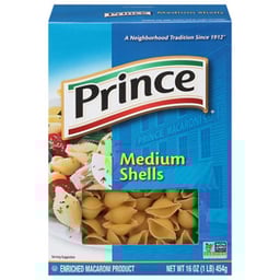 Prince Pasta Shells Medium - 16 Oz