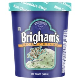 Brigham's Mint Chocolate Chip Ice Cream - 1 Quart