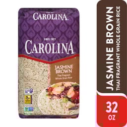 Carolina Jasmine Brown Whole Grain Rice In Bag - 2 Lb