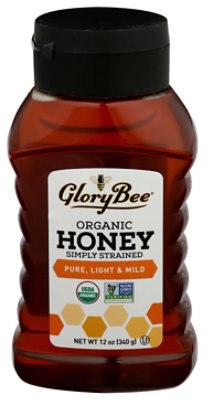 Glory Bee Honey Clovr Sqz Bear Organic - 12 OZ