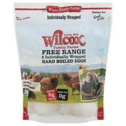 Wilcox Hard Boiled Eggs - 6 CT