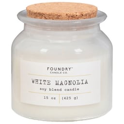Foundry Candle White Magnolia 15 Oz - 15 OZ