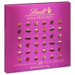 Lindt Mini Pralines Assorted Chocolate Candy Gift Box - 6.2 Oz
