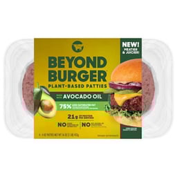 Beyond Meat Beyond Burger Plant Based Patties 4 Count - 16 Oz