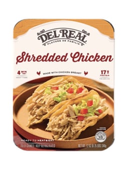 Del Real Foods Shredded Chicken - 12 OZ
