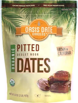 Dates Deglet Noor Pitted Organic - 32 OZ