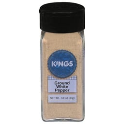 King's White Ground Pepper - 2 Oz