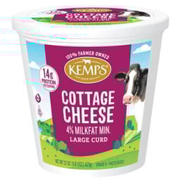 Kemps Large Curd 4% Cottage Cheese - 22 Oz