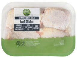 Open Nature Chicken Thighs Bone In - 2.00 Lb